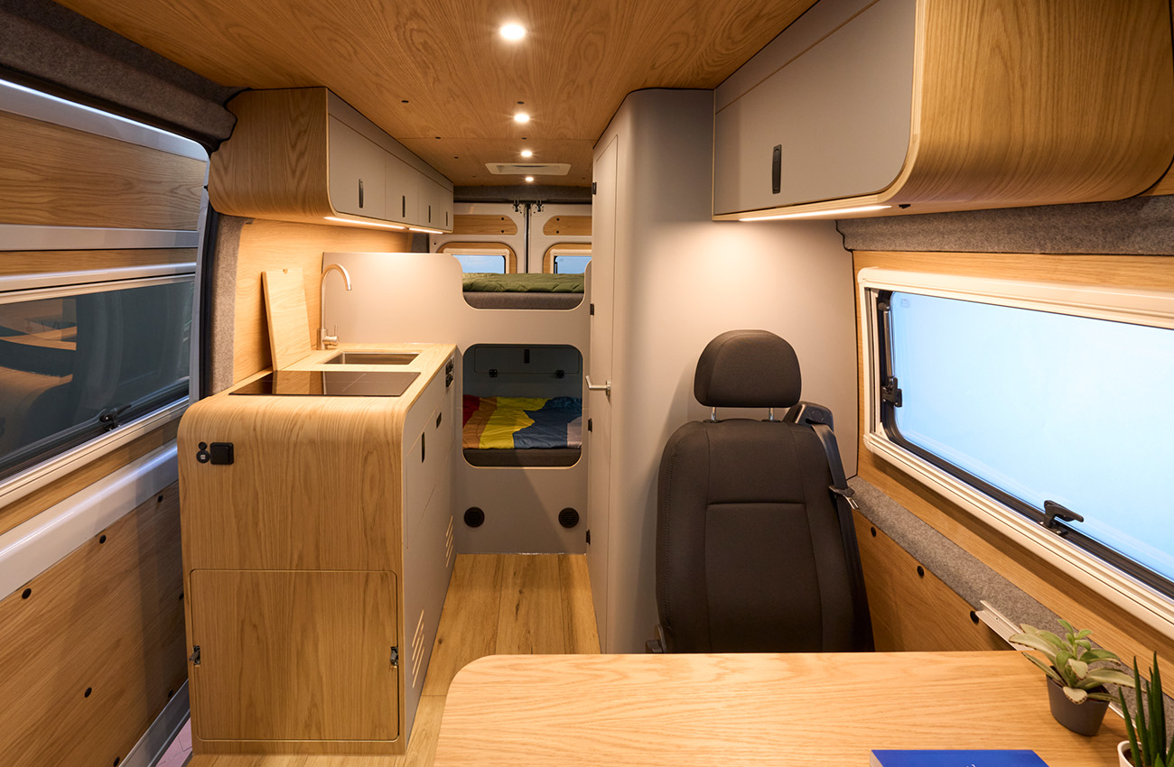 VanMe Peugeot Individual camper conversion The self-caterer