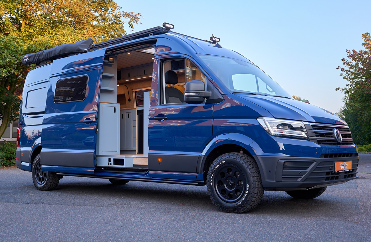 VanMe Volkswagen Individueller Camperausbau Blue Lobster